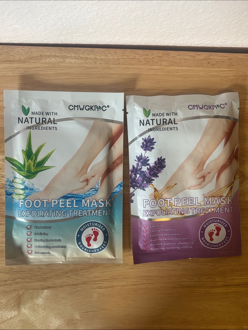Foot Peel Mask Exfoliating Treatment, 2 Pack